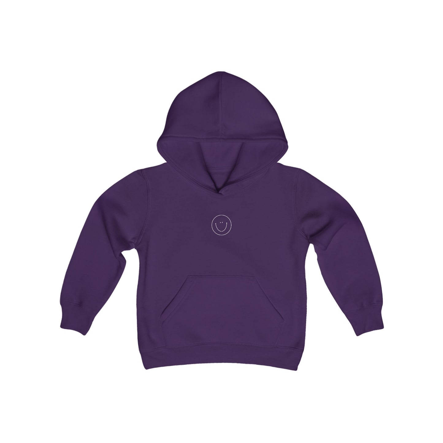 Youth Smiley Hoodie (White Logo)