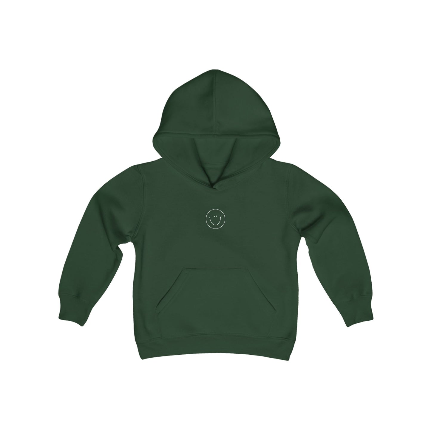 Youth Smiley Hoodie (White Logo)