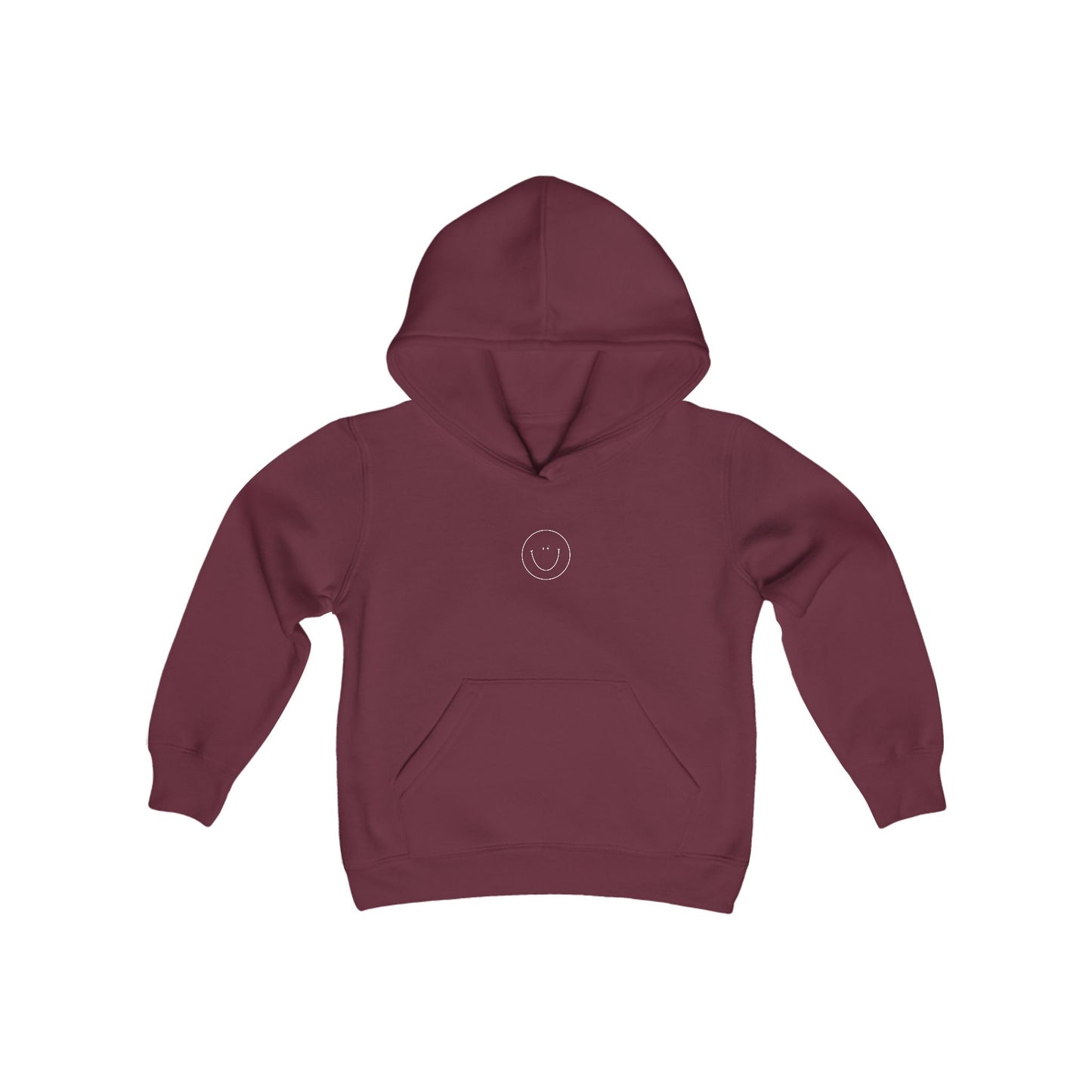 Youth Smiley Hoodie (White Logo)
