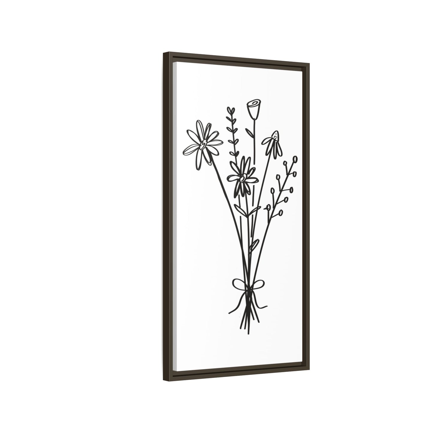 Framed Flower Canvas