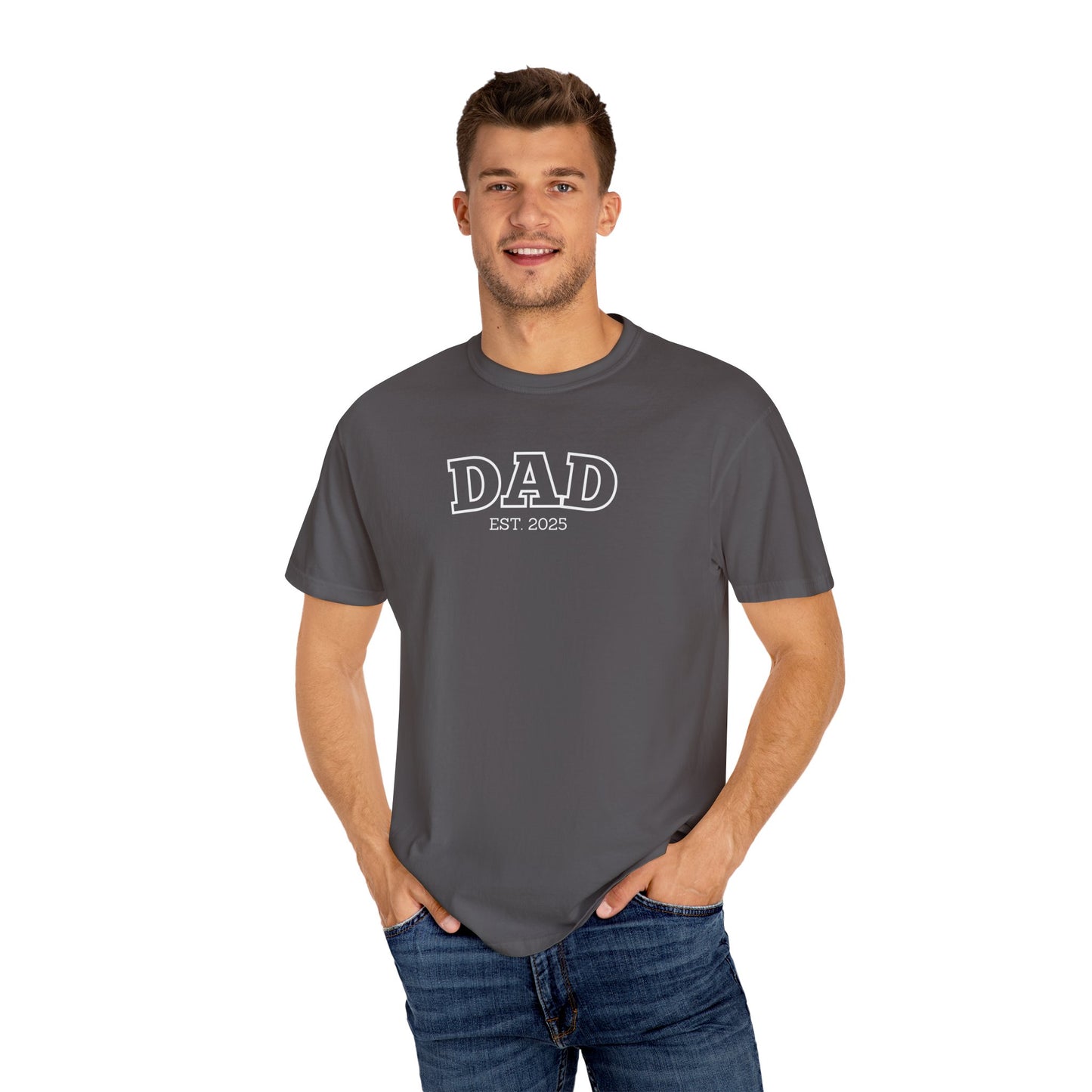 Personalized Dad T-Shirt - White Logo