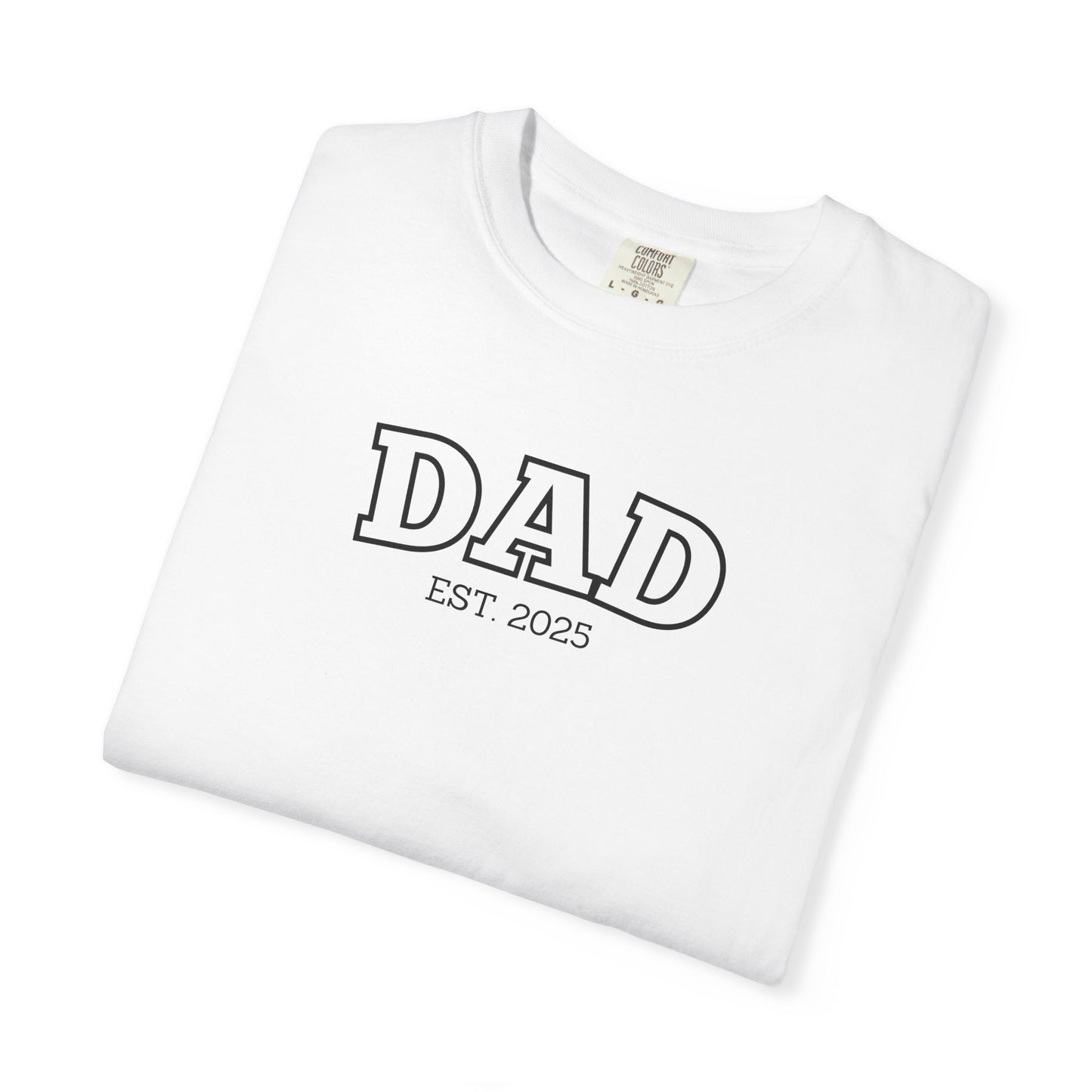 Personalized Dad T-Shirt - Black Logo