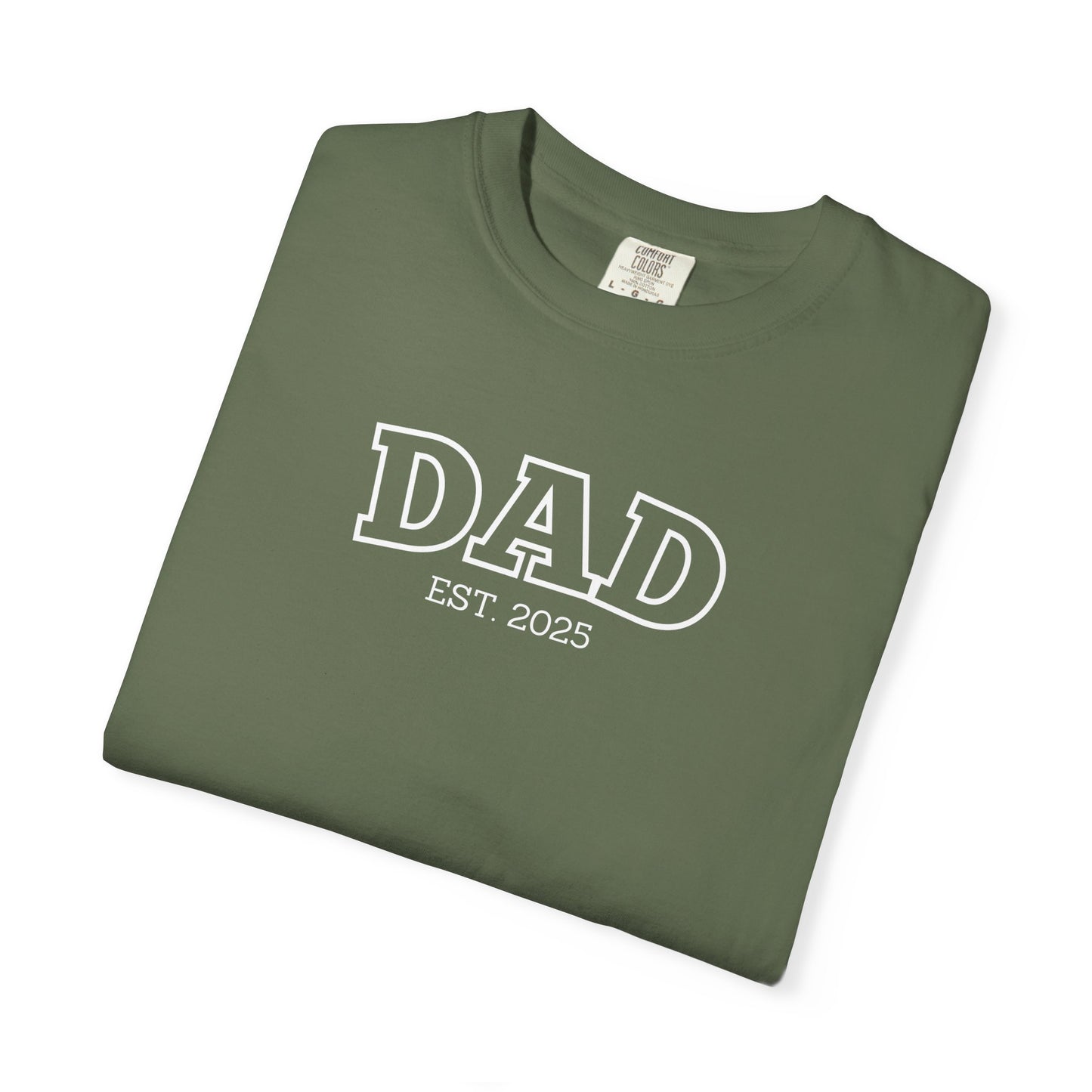 Personalized Dad T-Shirt - White Logo