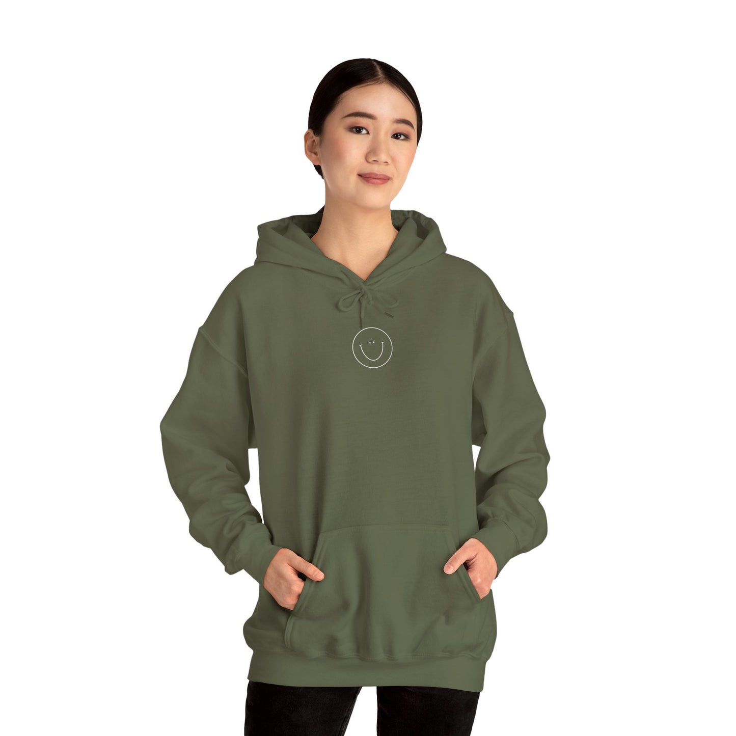 Smiley Hoodie (White Logo)