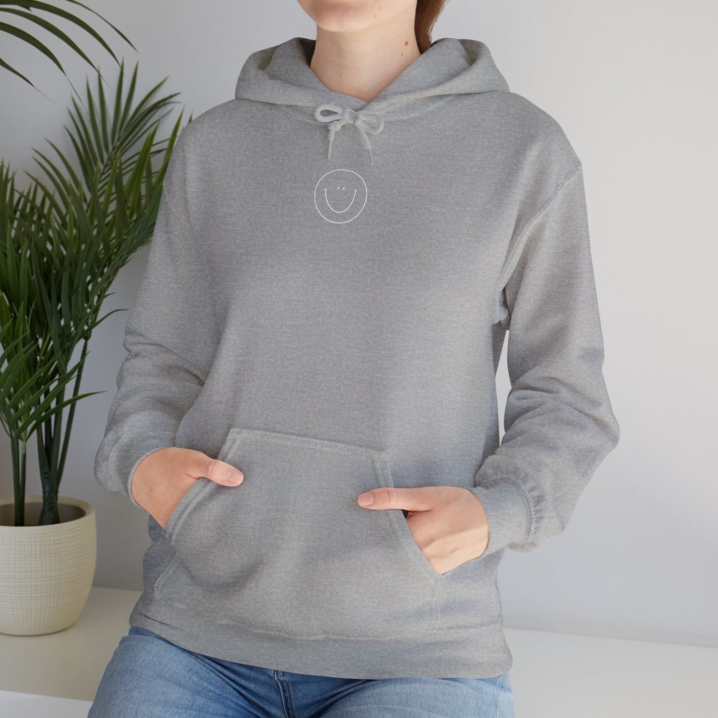 Smiley Hoodie (White Logo)