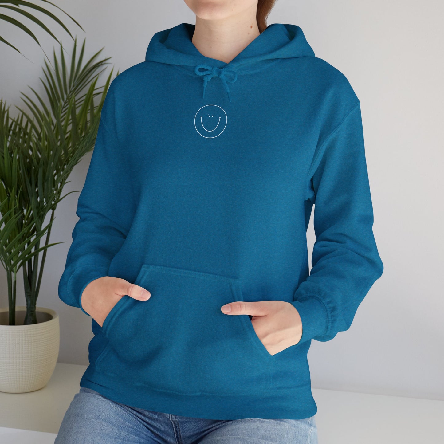 Smiley Hoodie (White Logo)