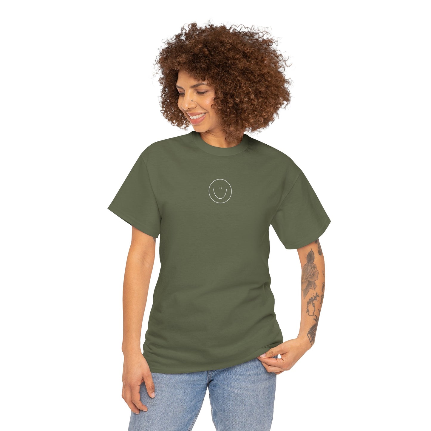 Smiley Tee (White Logo)