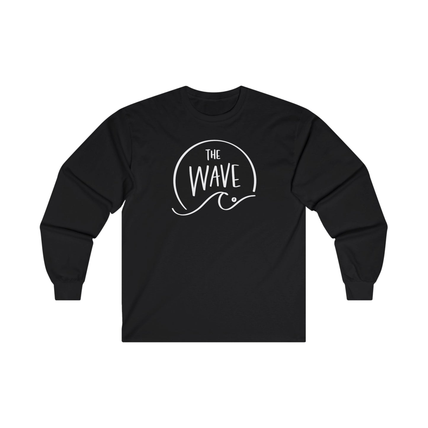 The Wave Co - Long Sleeve Tee (White Logo)