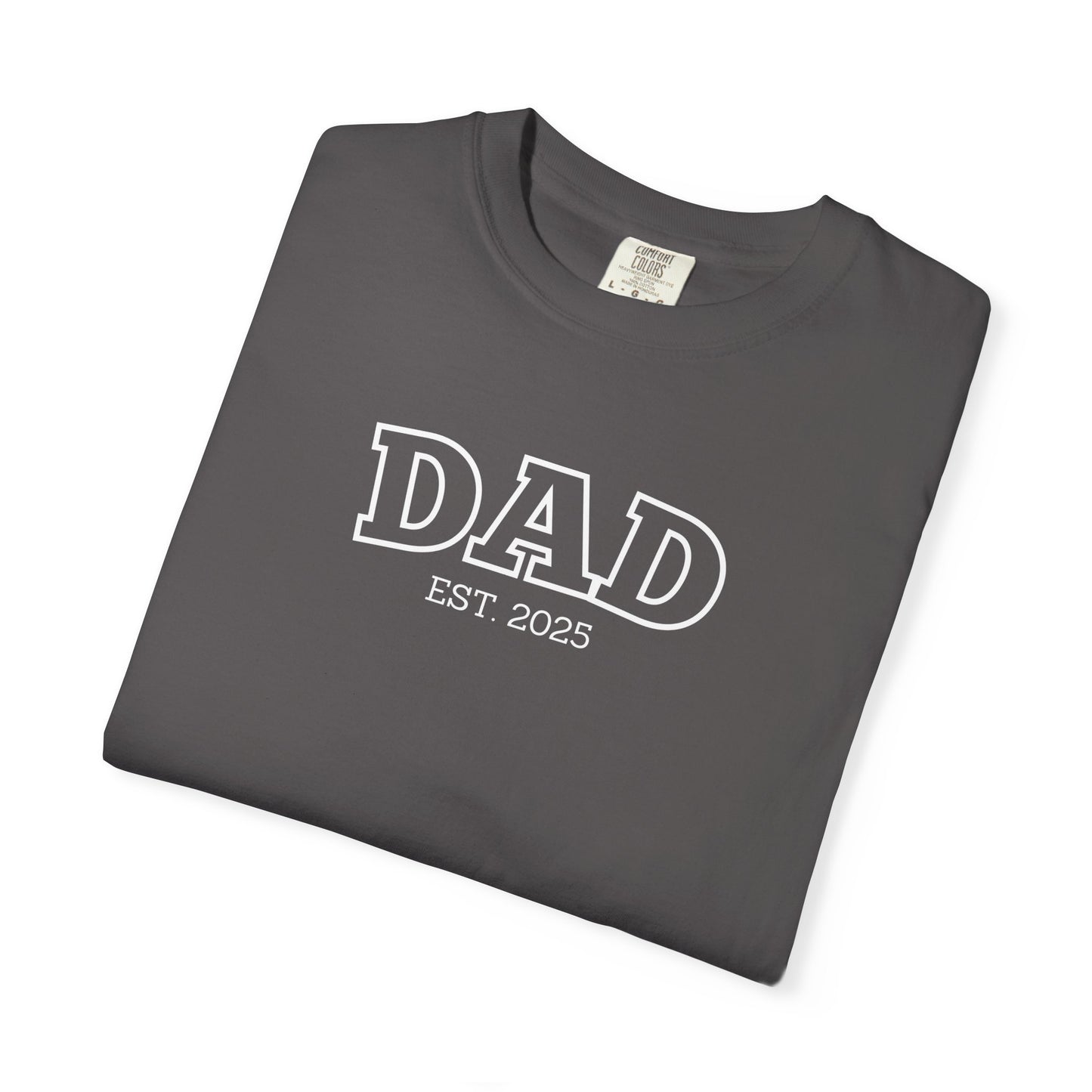 Personalized Dad T-Shirt - White Logo