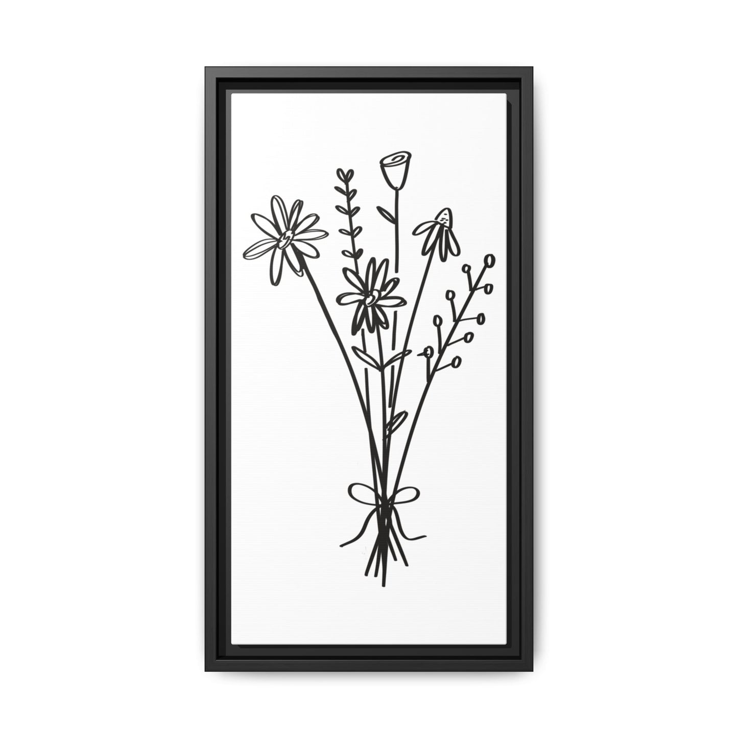 Framed Flower Canvas