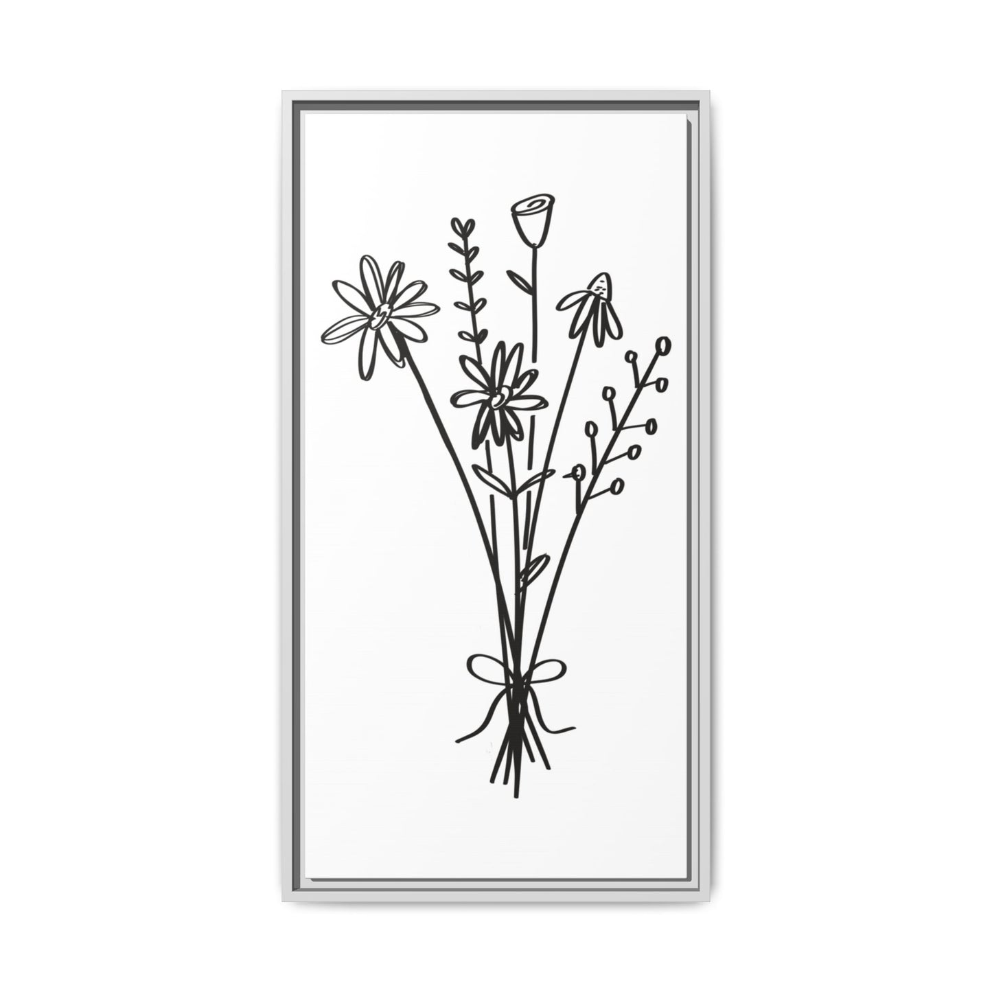 Framed Flower Canvas