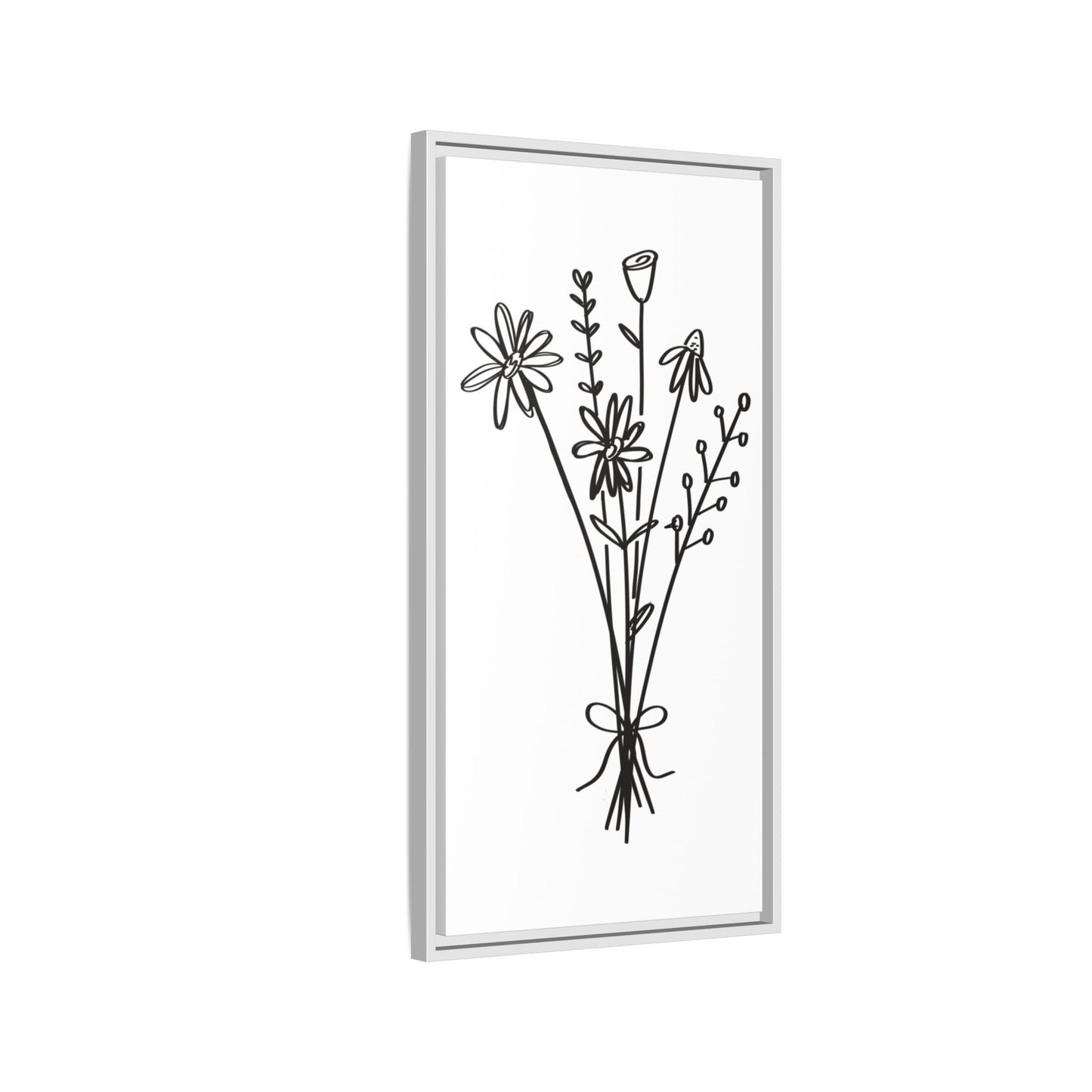 Framed Flower Canvas