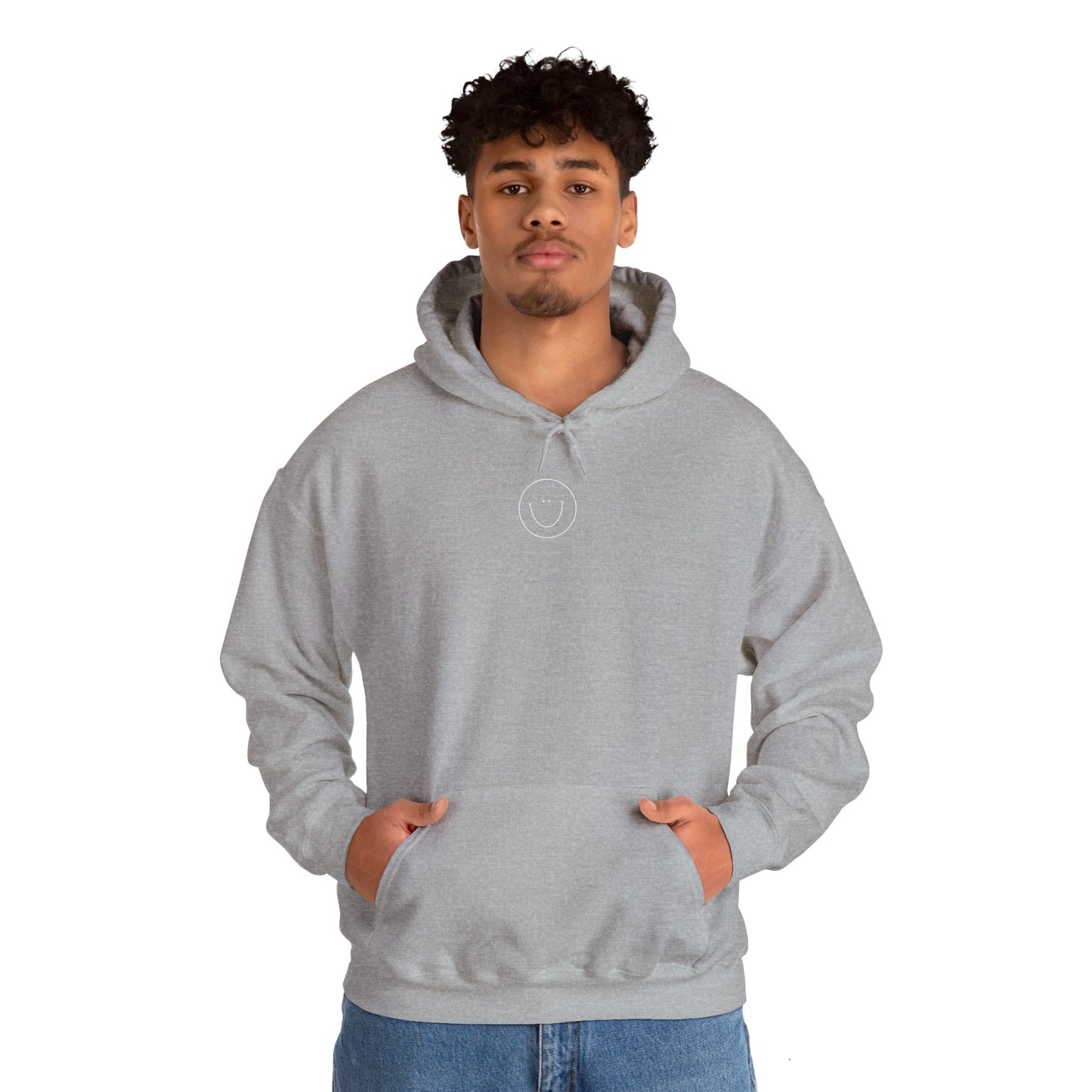Smiley Hoodie (White Logo)