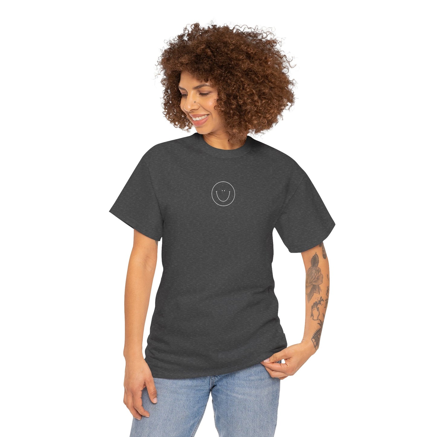Smiley Tee (White Logo)