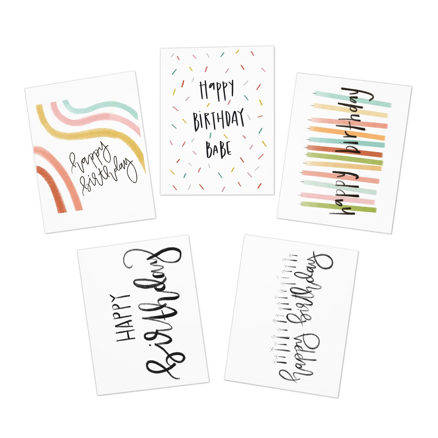 Birthday Cards - 5 Pack