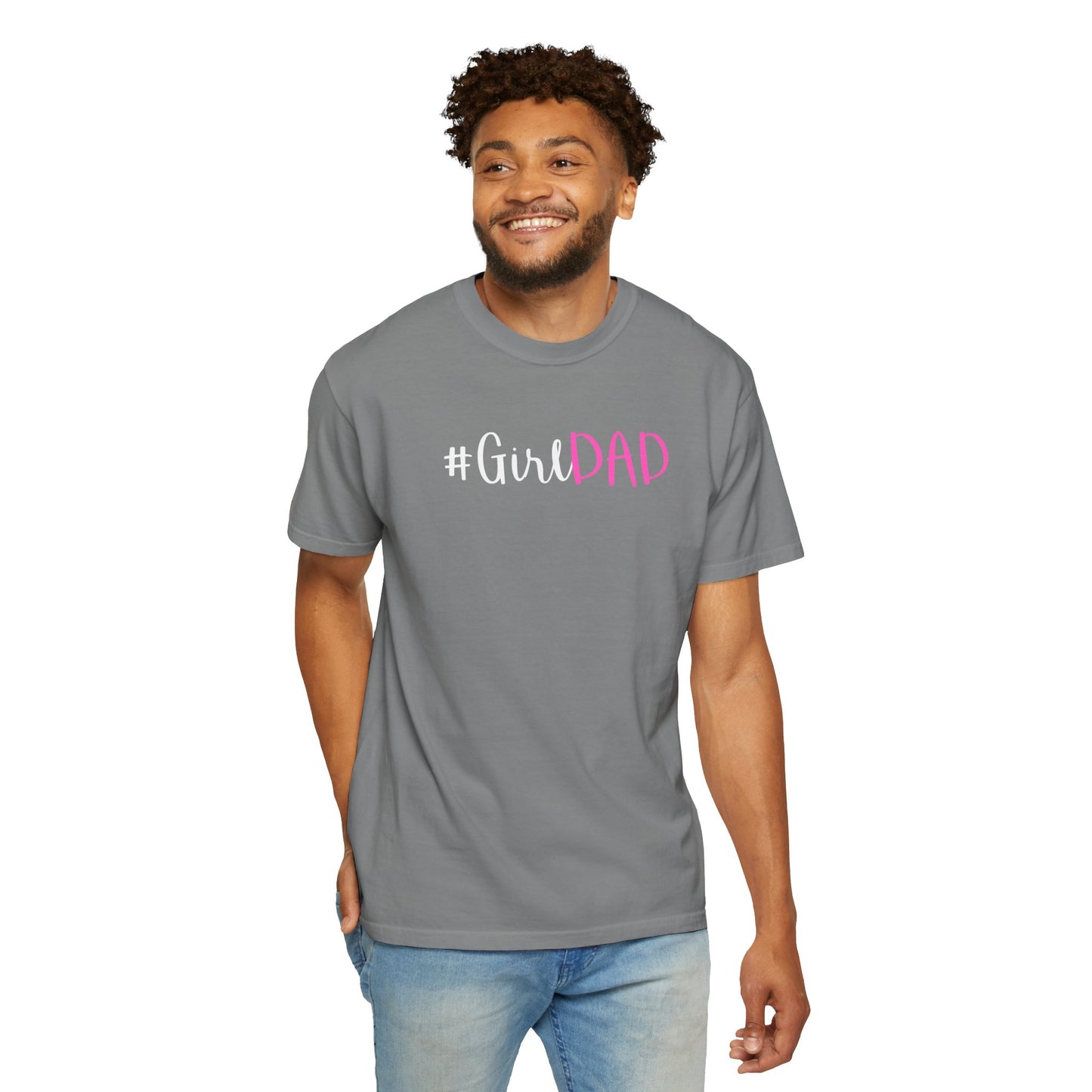 #GirlDad T-shirt - White Logo