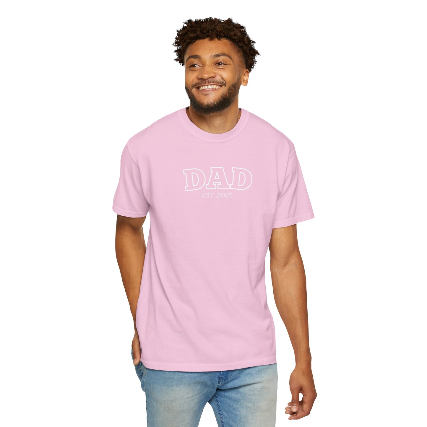 Personalized Dad T-Shirt - White Logo
