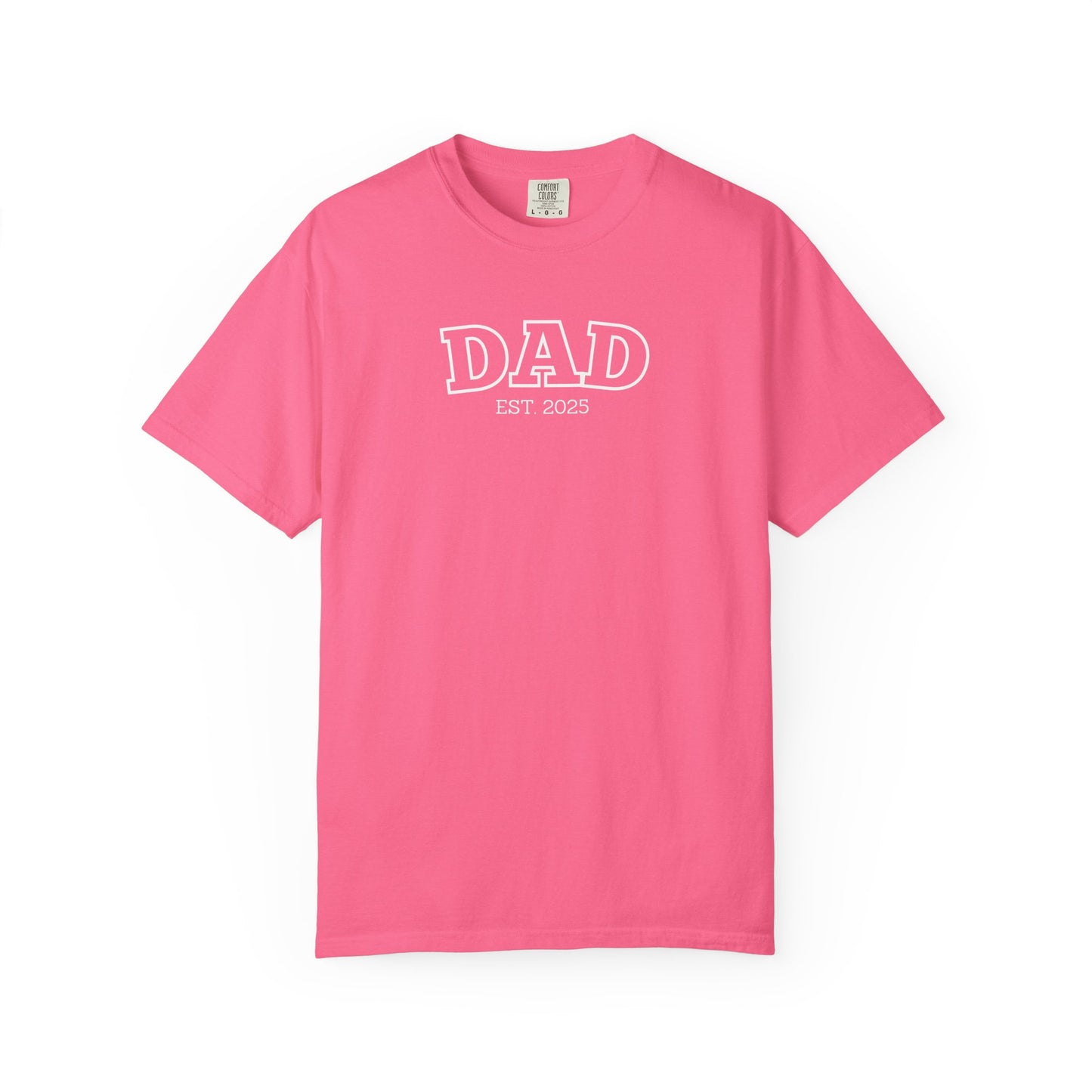 Personalized Dad T-Shirt - White Logo