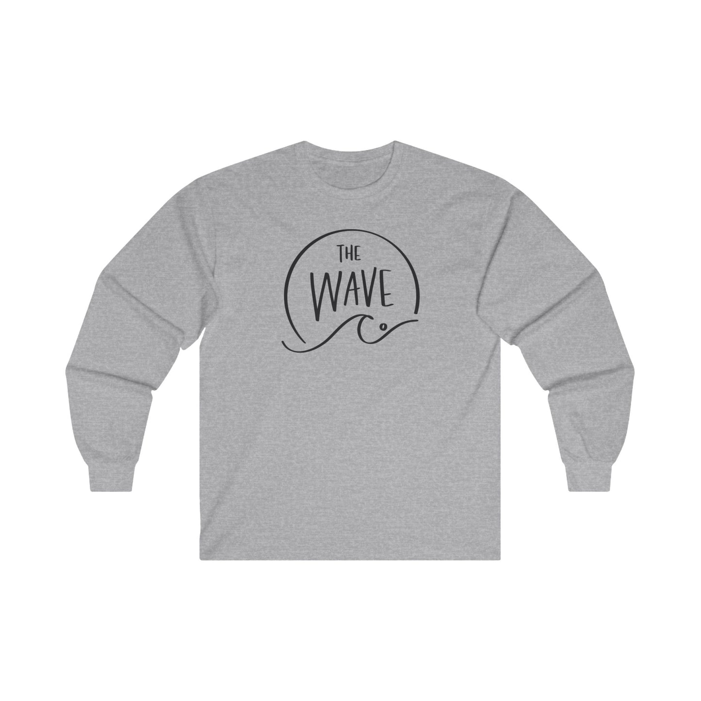 The Wave Co - Long Sleeve Tee (Black Logo)