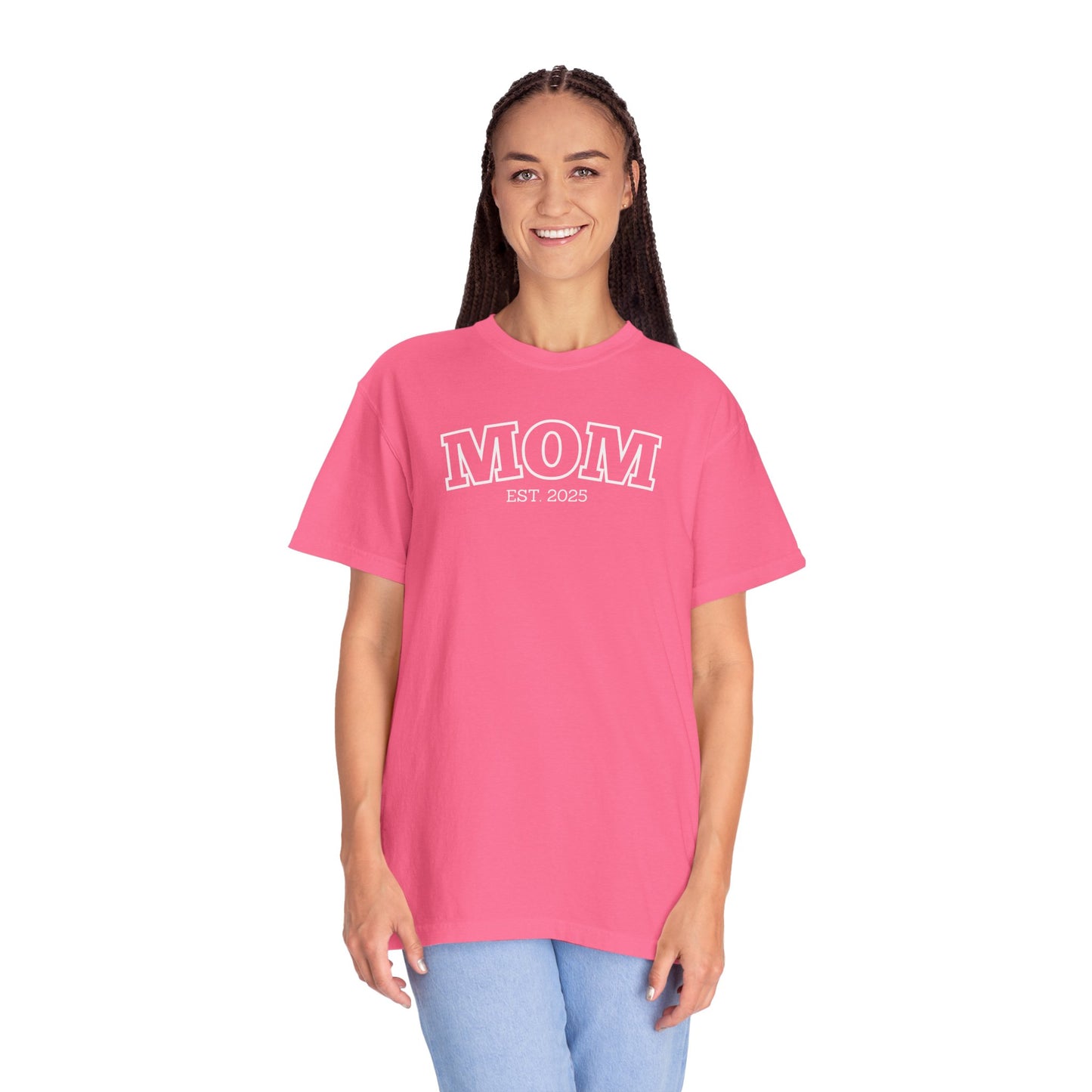 Personalized Mom T-shirt - White Logo