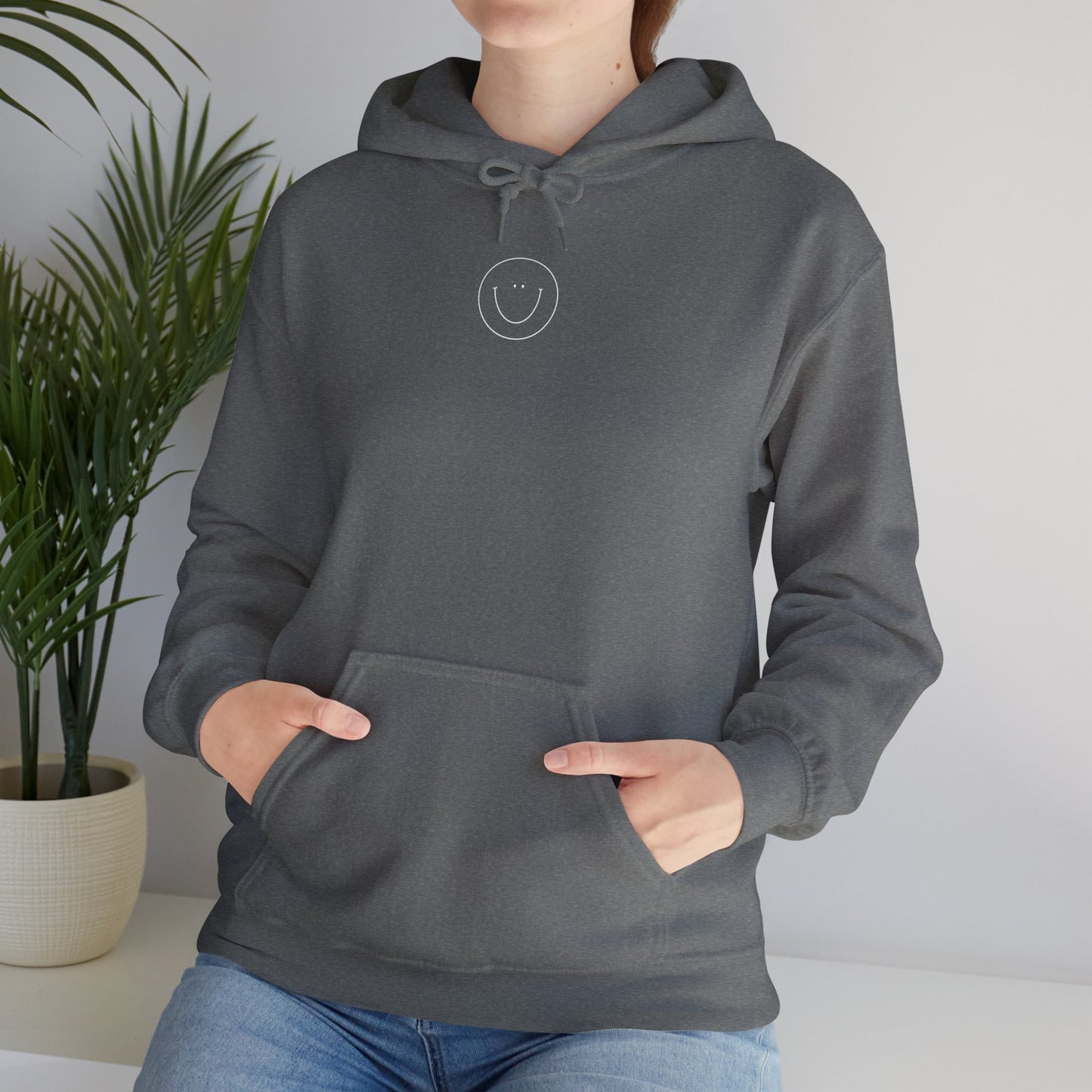 Smiley Hoodie (White Logo)