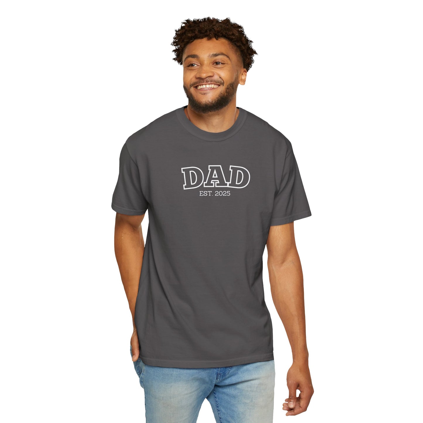 Personalized Dad T-Shirt - White Logo
