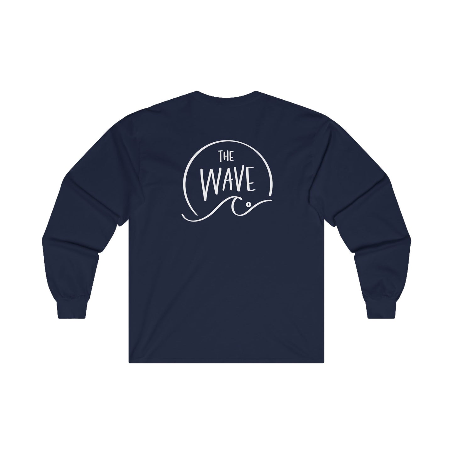 Smiley Long Sleeve Tee (White Logo)