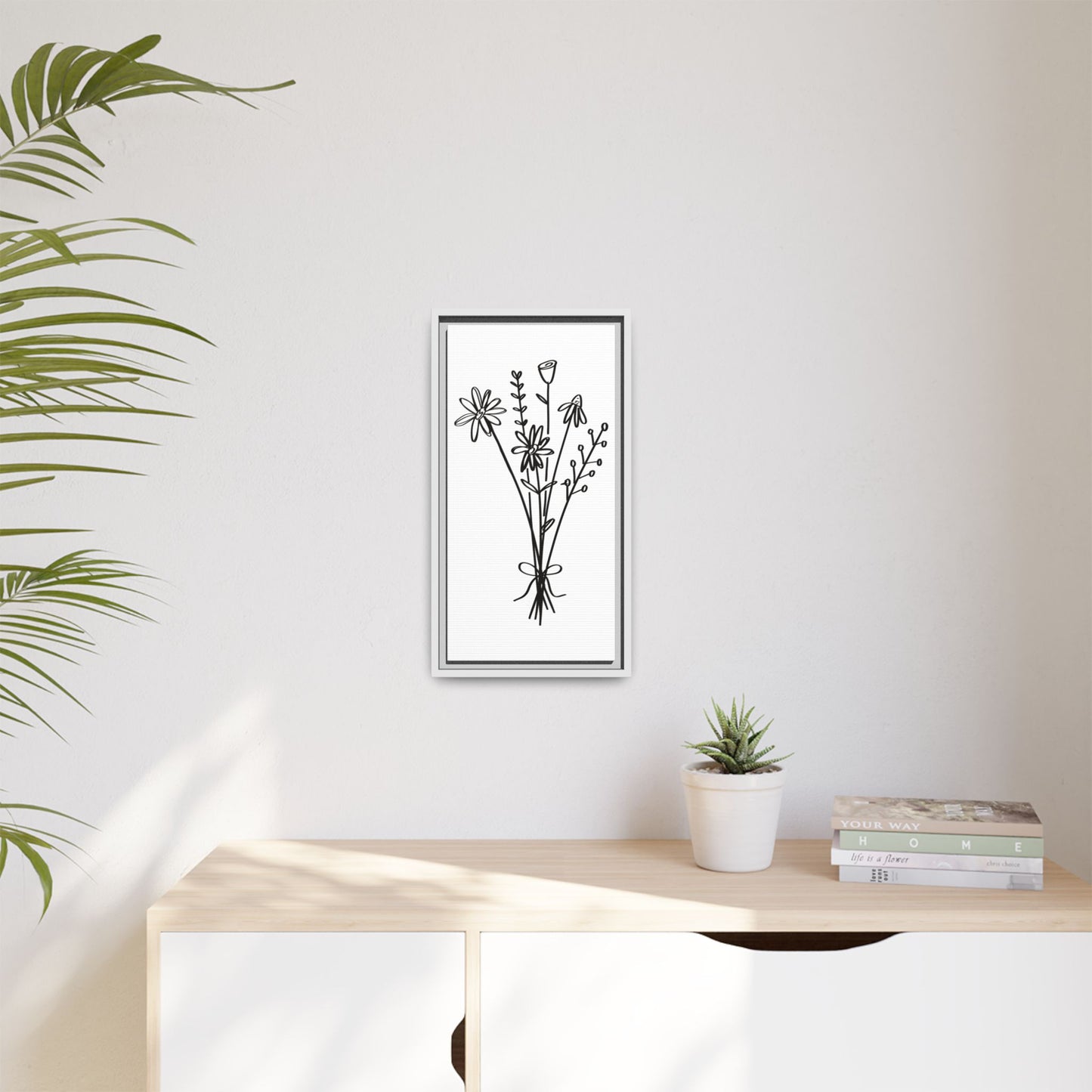 Framed Flower Canvas
