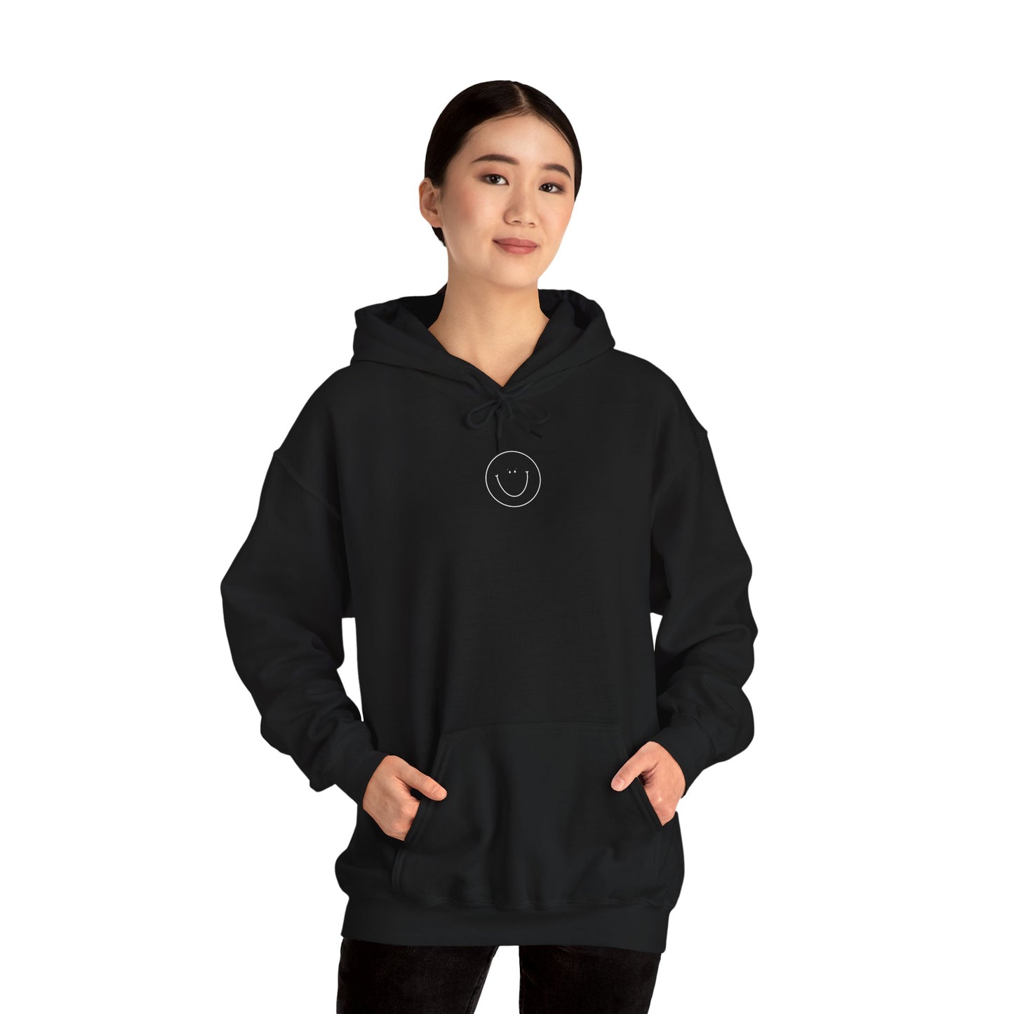 Smiley Hoodie (White Logo)