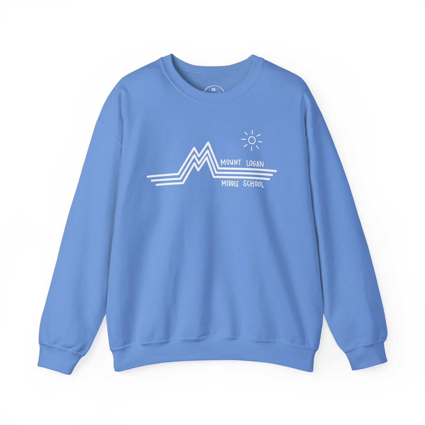 Retro Line - Mountain Logan Middle Crewneck Sweatshirt (White Logo)