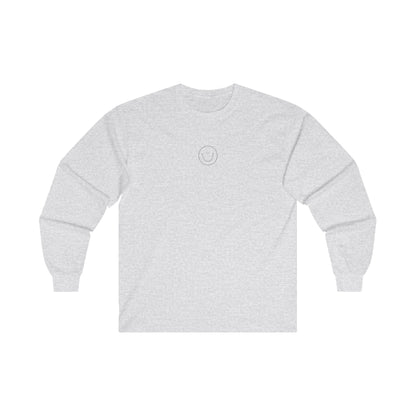 Smiley Long Sleeve Tee (Black Logo)