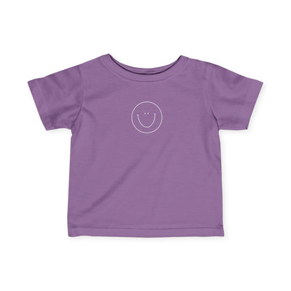 Infant Smiley Tee (White Logo)