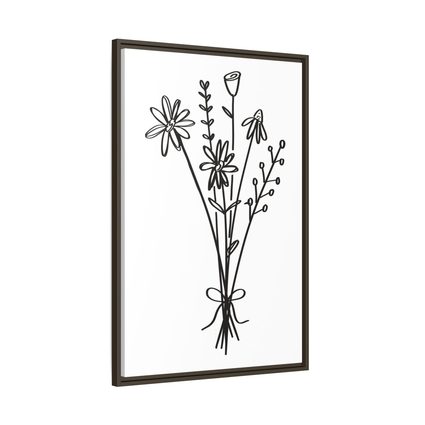 Framed Flower Canvas