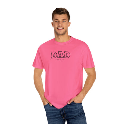 Personalized Dad T-Shirt - Black Logo