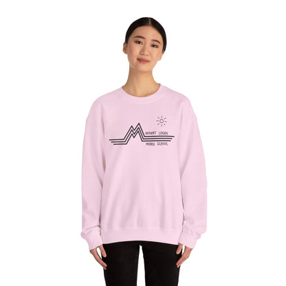 Retro Line - Mount Logan Middle Crewneck (Black Logo)