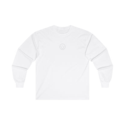 Smiley Long Sleeve Tee (Black Logo)