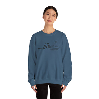 Retro Line - Mount Logan Middle Crewneck (Black Logo)