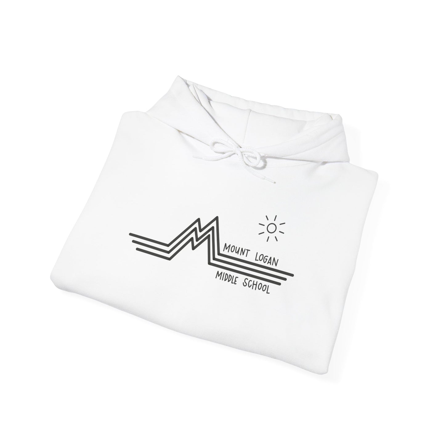 Retro Line - Mount Logan Middle Hoodie (Black Logo)