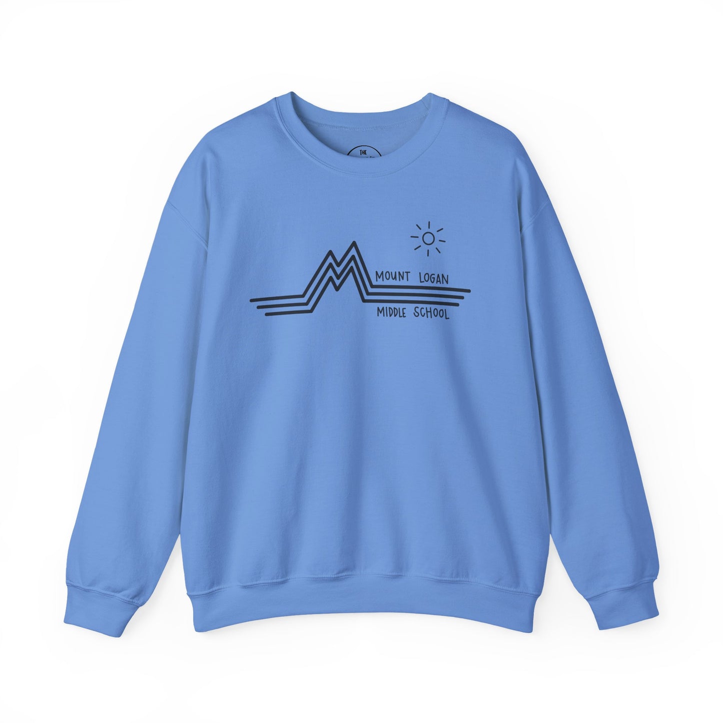 Retro Line - Mount Logan Middle Crewneck (Black Logo)