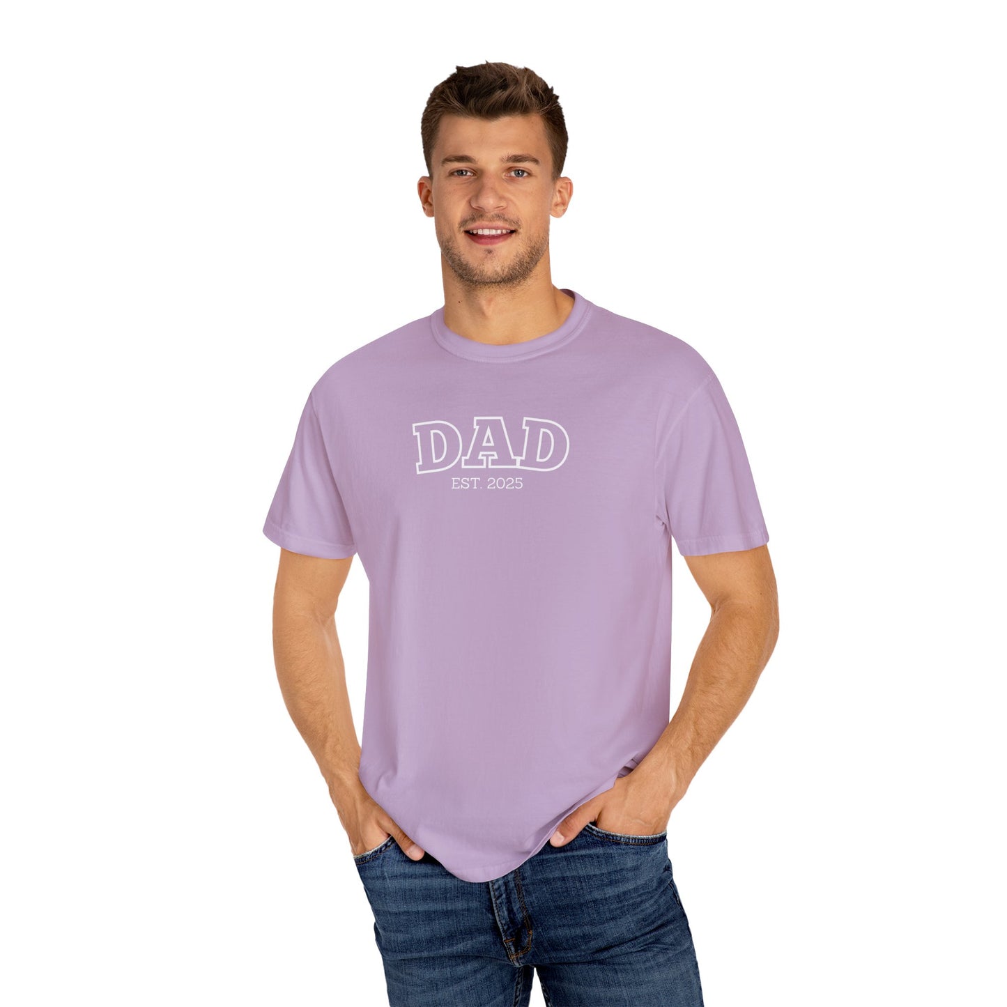 Personalized Dad T-Shirt - White Logo