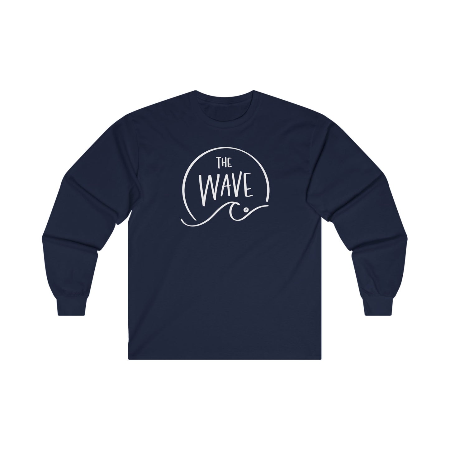 The Wave Co - Long Sleeve Tee (White Logo)