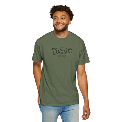 Personalized Dad T-Shirt - Black Logo
