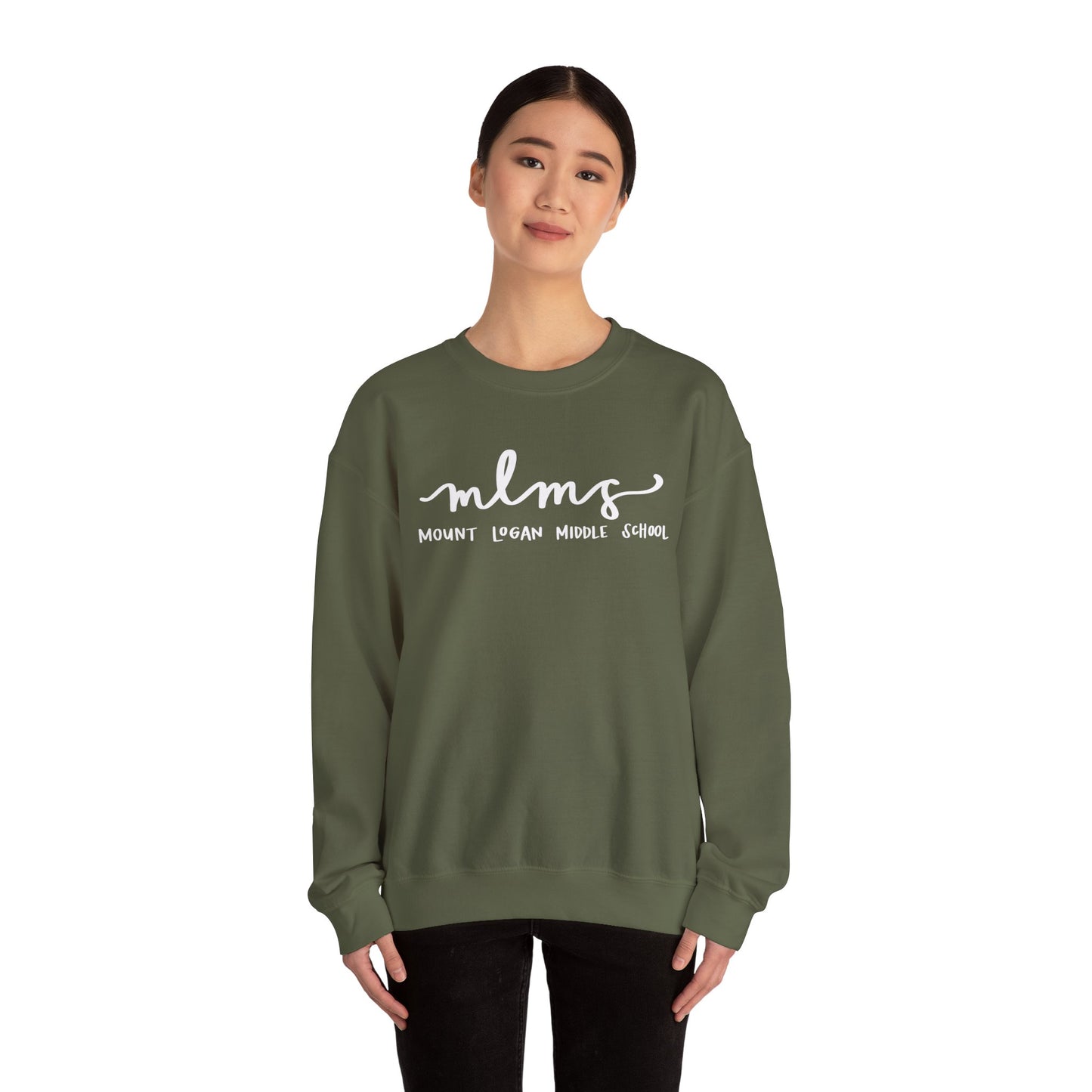 MLMS Crewneck - (White Logo)