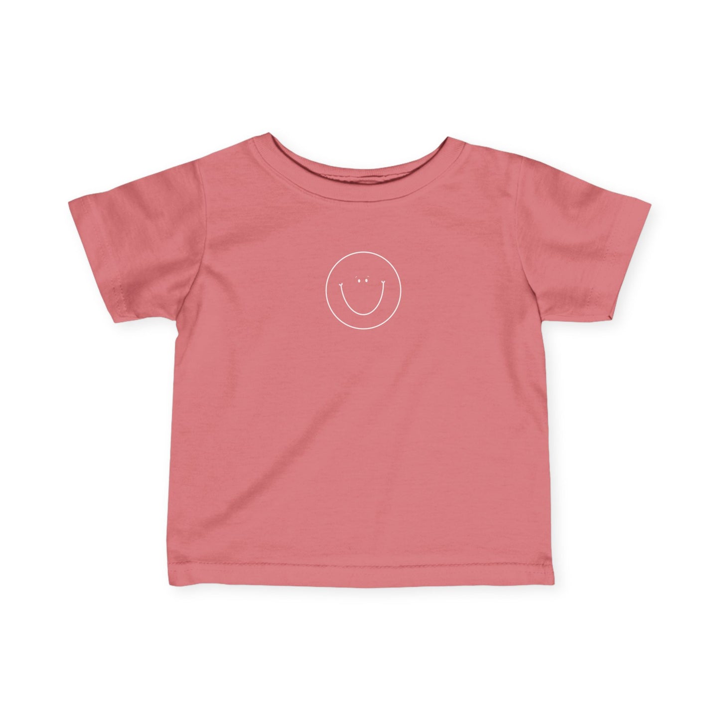 Infant Smiley Tee (White Logo)