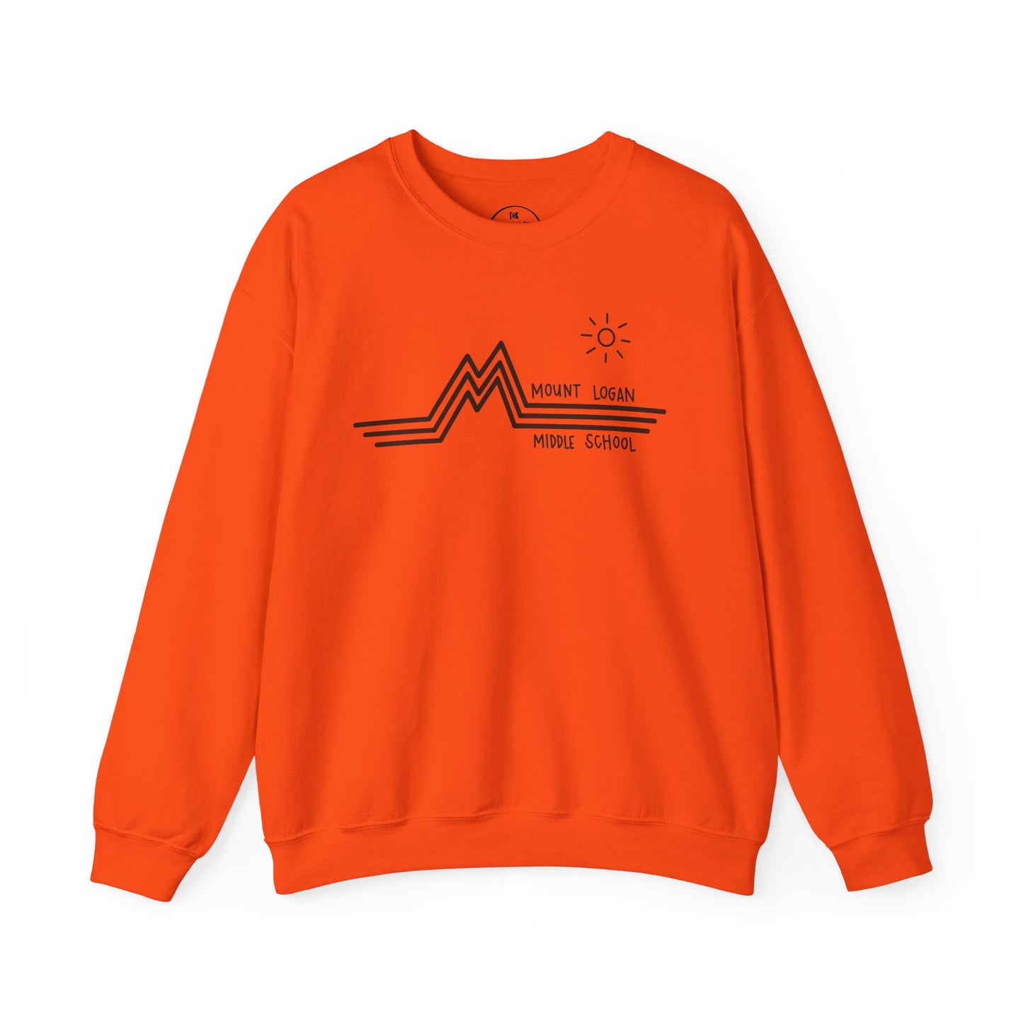 Retro Line - Mount Logan Middle Crewneck (Black Logo)