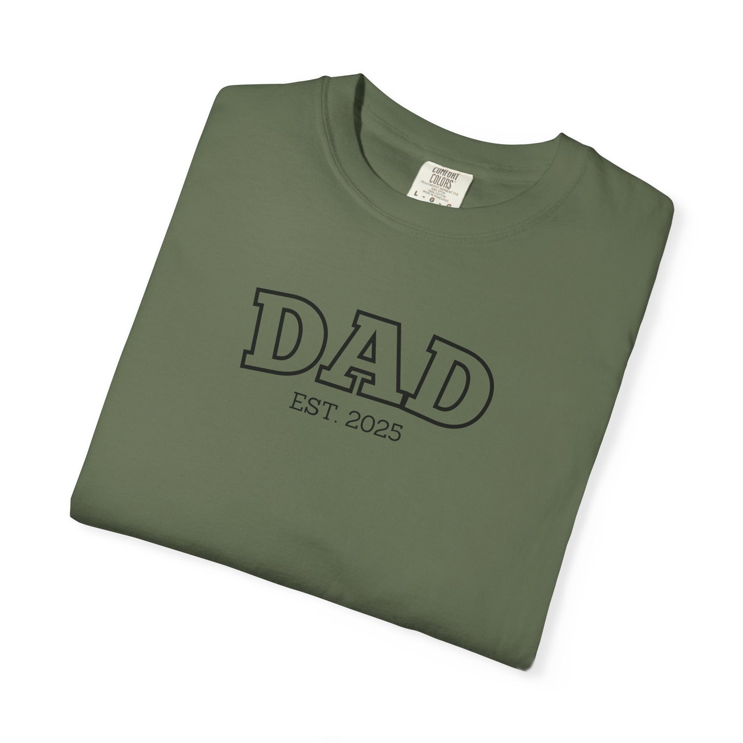 Personalized Dad T-Shirt - Black Logo