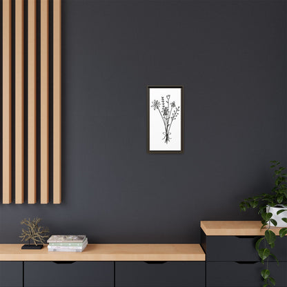 Framed Flower Canvas