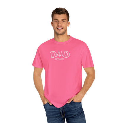 Personalized Dad T-Shirt - White Logo