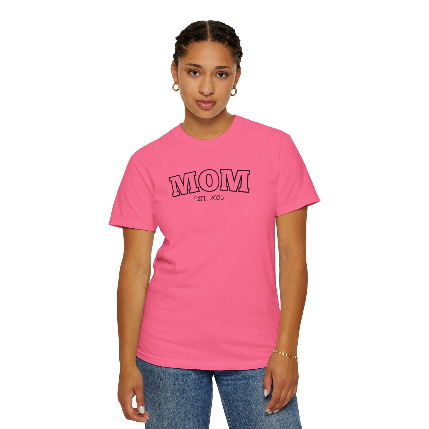 Personalized Mom T-shirt - Black Logo