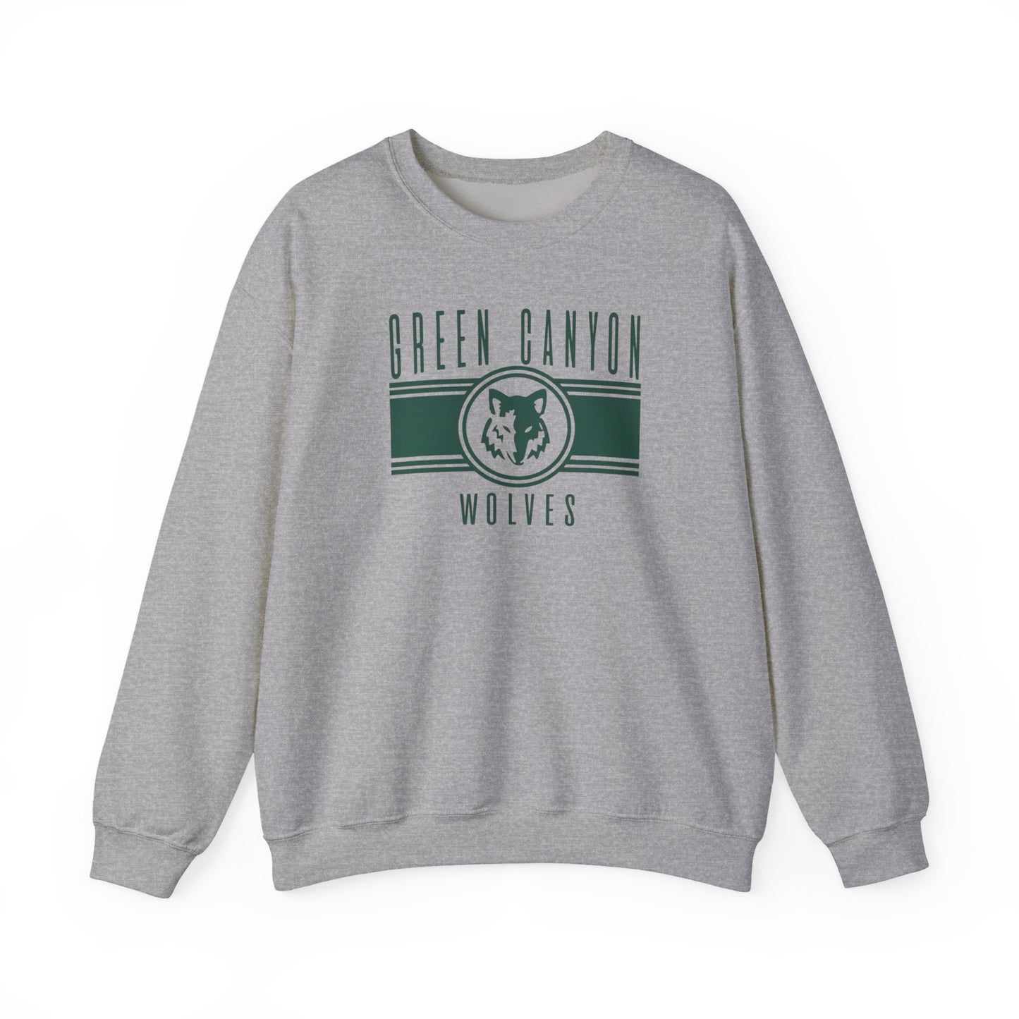 Green Canyon Wolves Crewneck Sweatshirt